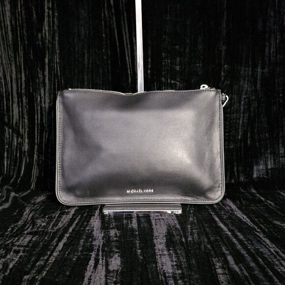 Michael Kors Leather Beaded Clutch - Picture 2 of 3